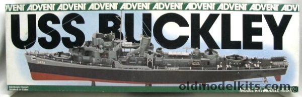Revell 1/249 USS Buckley Destroyer Escort - (Advent Issue), 2506 plastic model kit